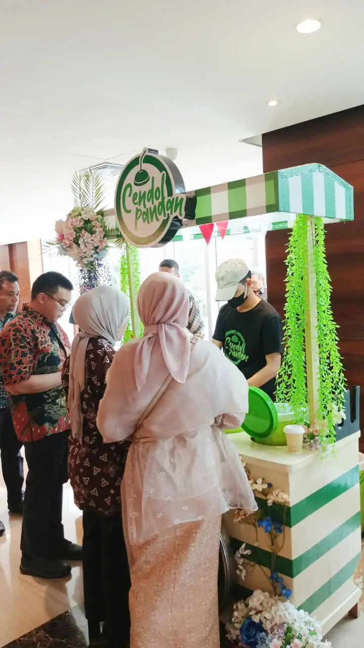 Tim Cendol Pandan di outlet