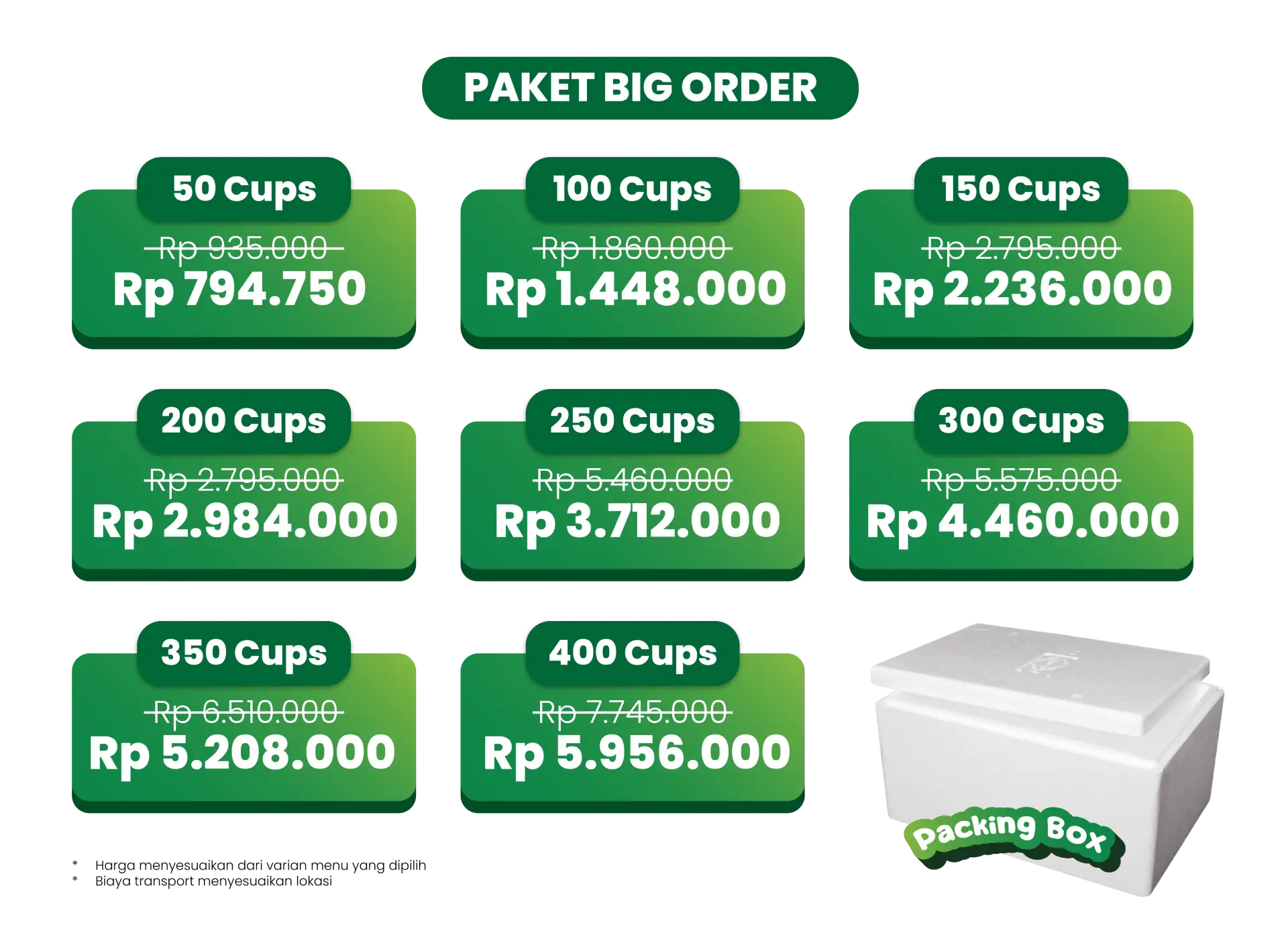 paket big order