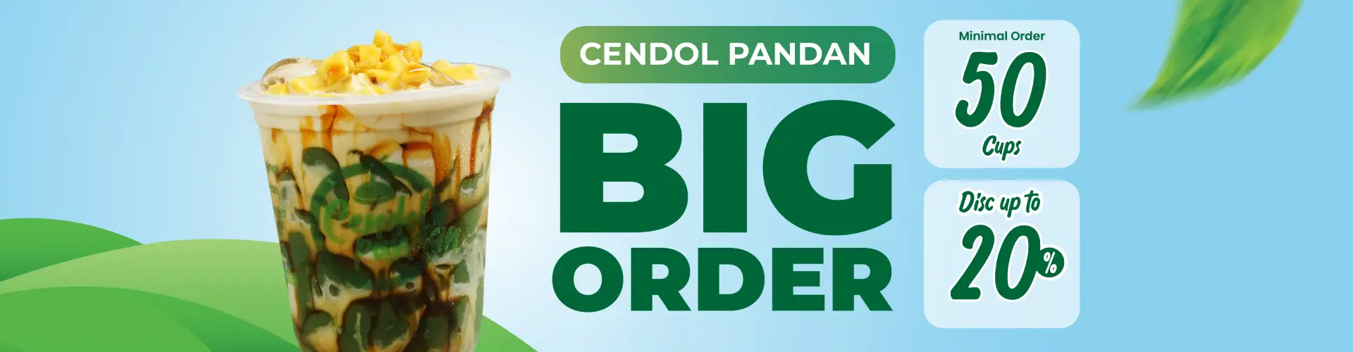 Banner Cendol Pandan